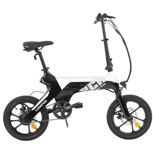 Vélo électrique - HECHT COMPOS MINI NOIR ET BLANC