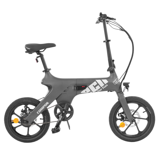 Vélo électrique - HECHT COMPOS MINI (MAT) GRIS