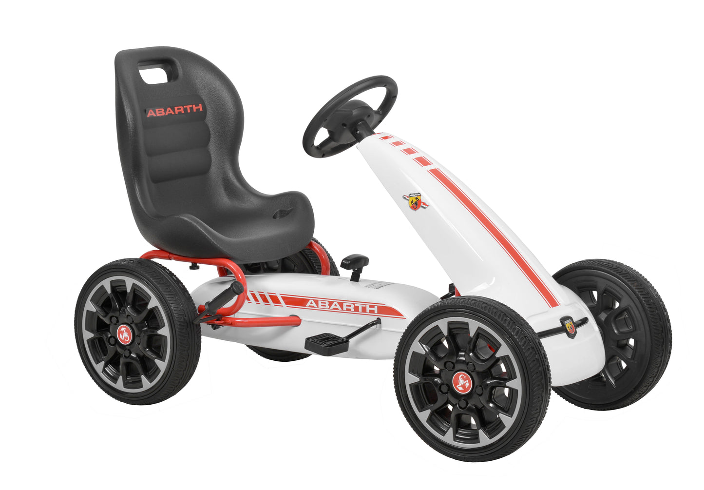 KART à pédales - ABARTH-WHITE