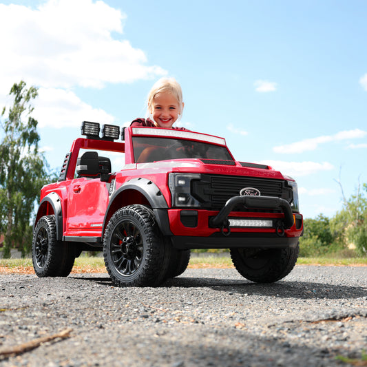 Voiture électrique pour enfants - FORD F450 RED