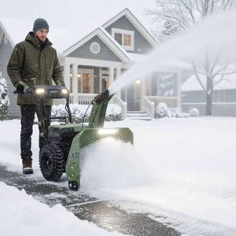 Souffleuse à neige à batterie avec fonction de déplacement - HECHT 6261