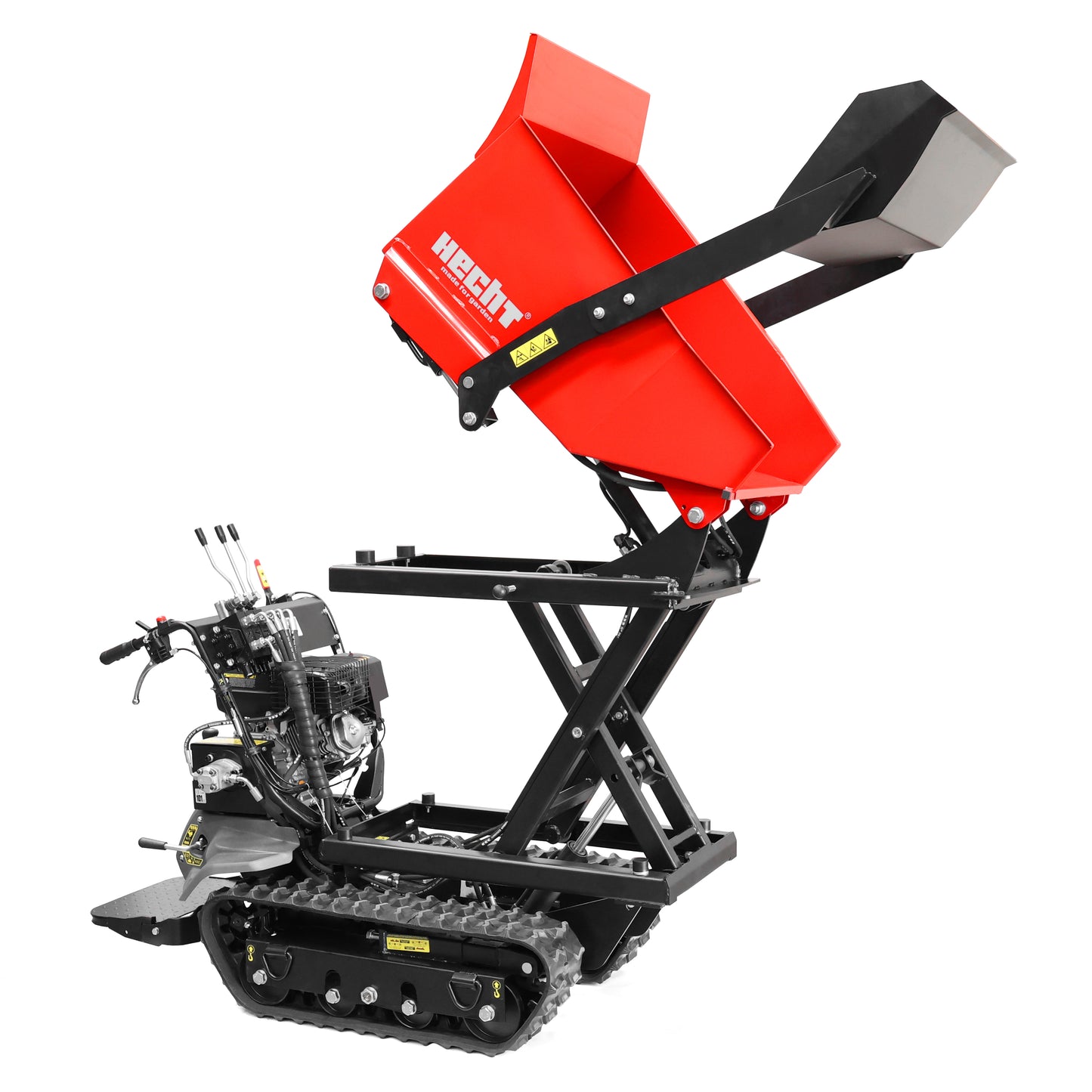 Convoyeur/Dumper sur chenilles avec chargeur - HECHT 2960