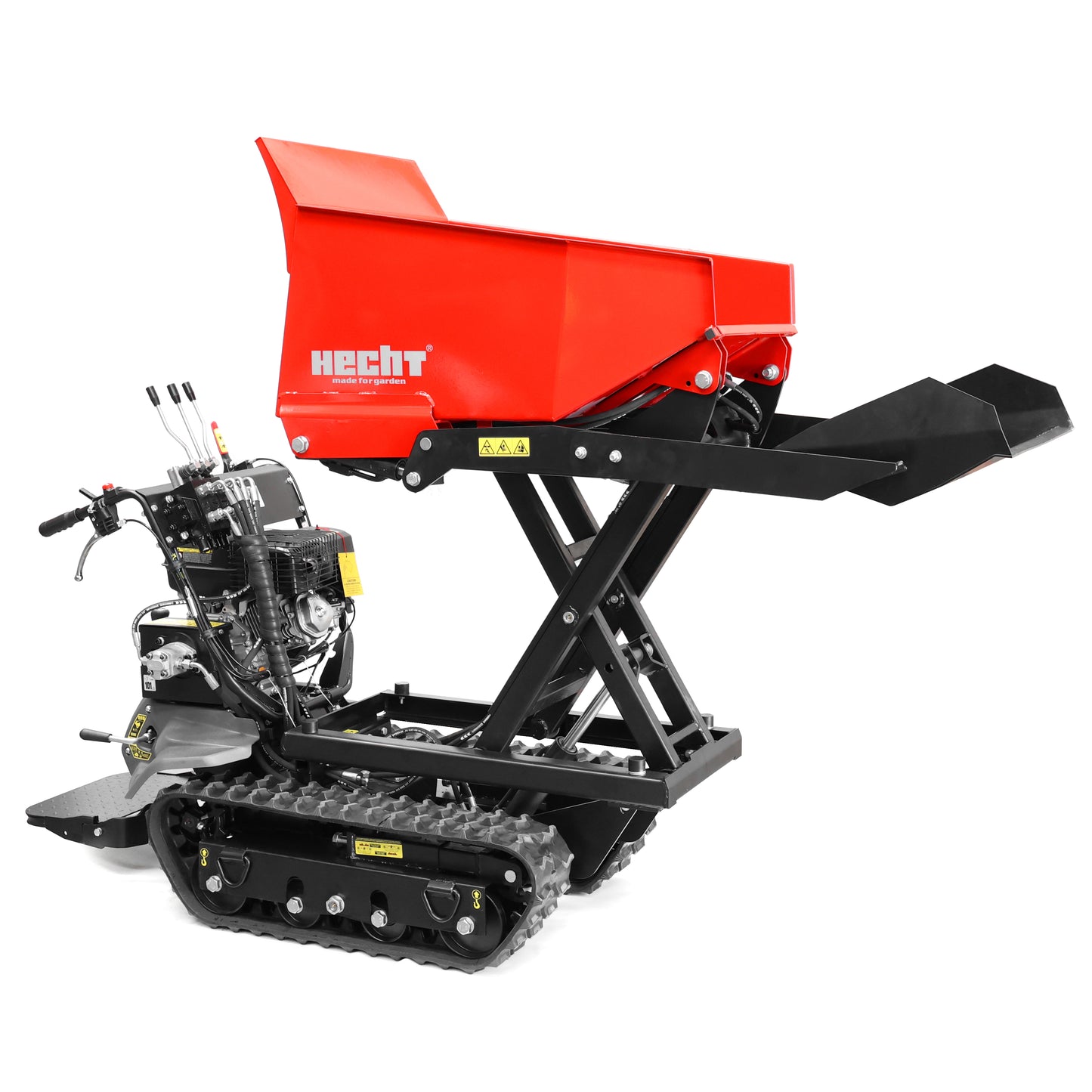 Convoyeur/Dumper sur chenilles avec chargeur - HECHT 2960