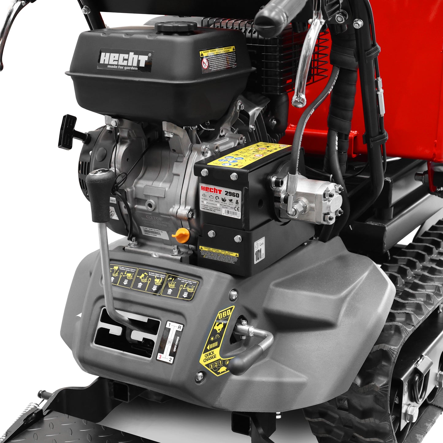 Convoyeur/Dumper sur chenilles avec chargeur - HECHT 2960