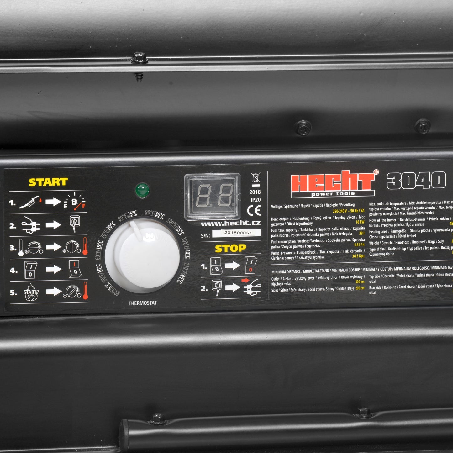 Turbine Air Chaud HECHT 3040