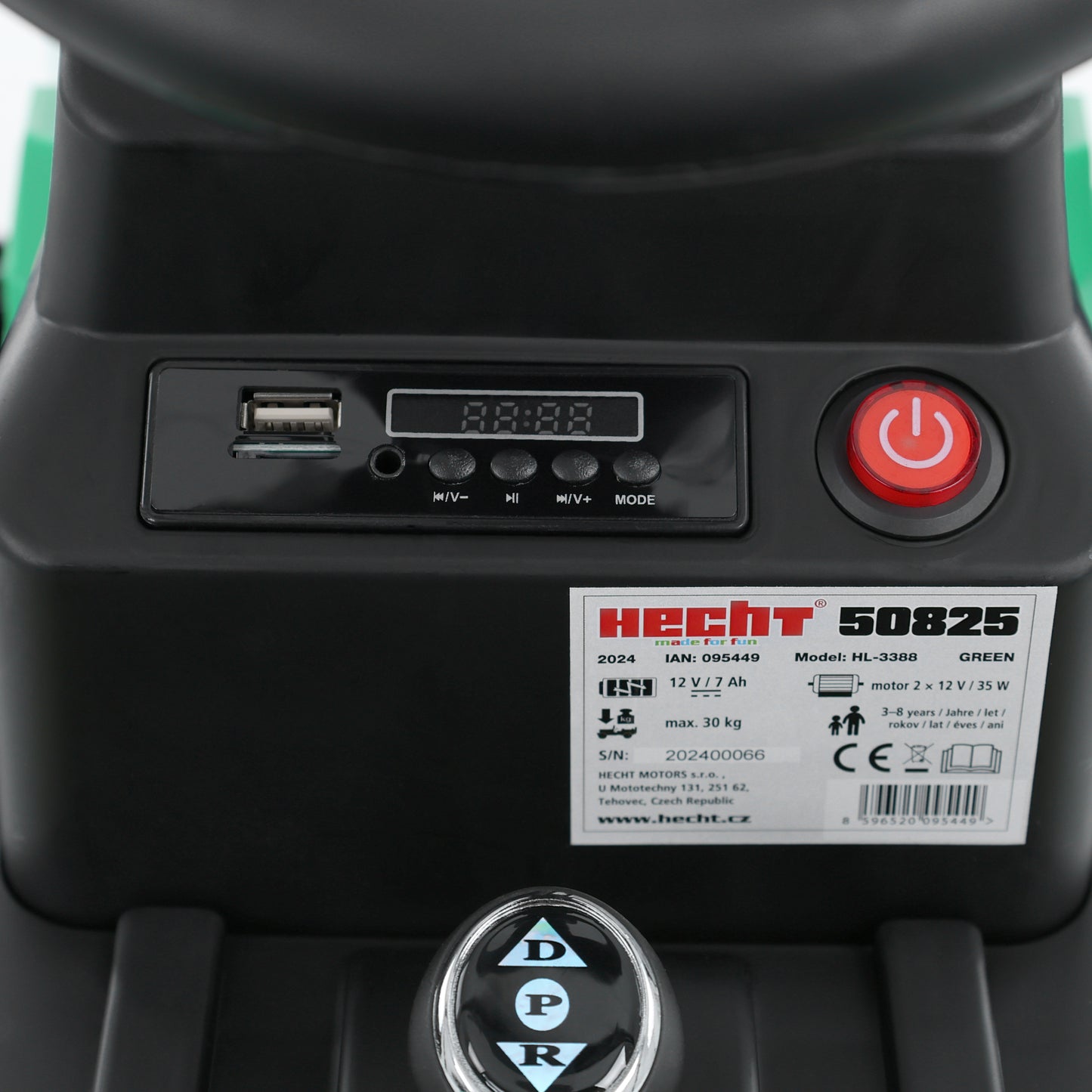 Tracteur électrique pour enfants - HECHT 50825 GREEN