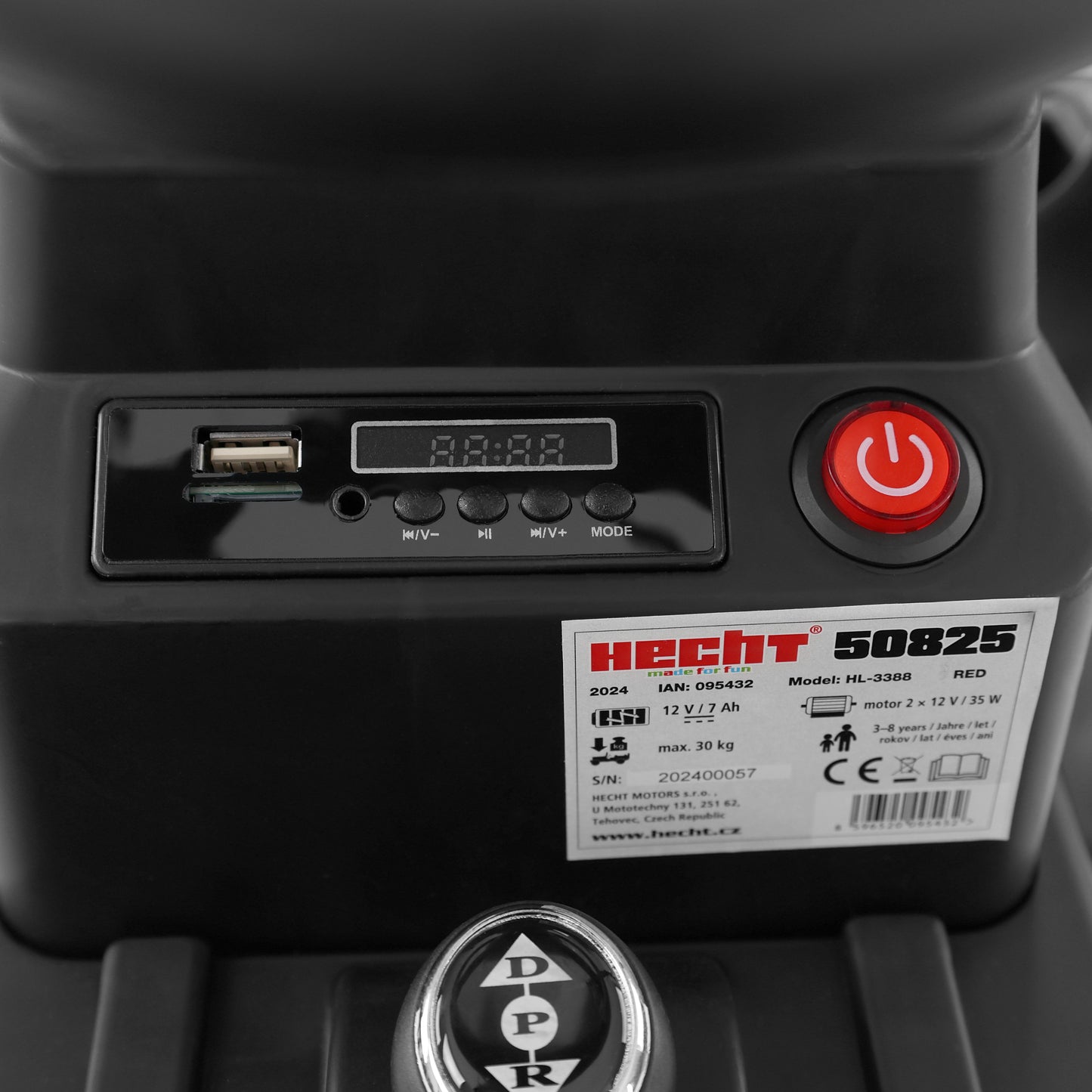 Tracteur électrique pour enfants - HECHT 50825 RED