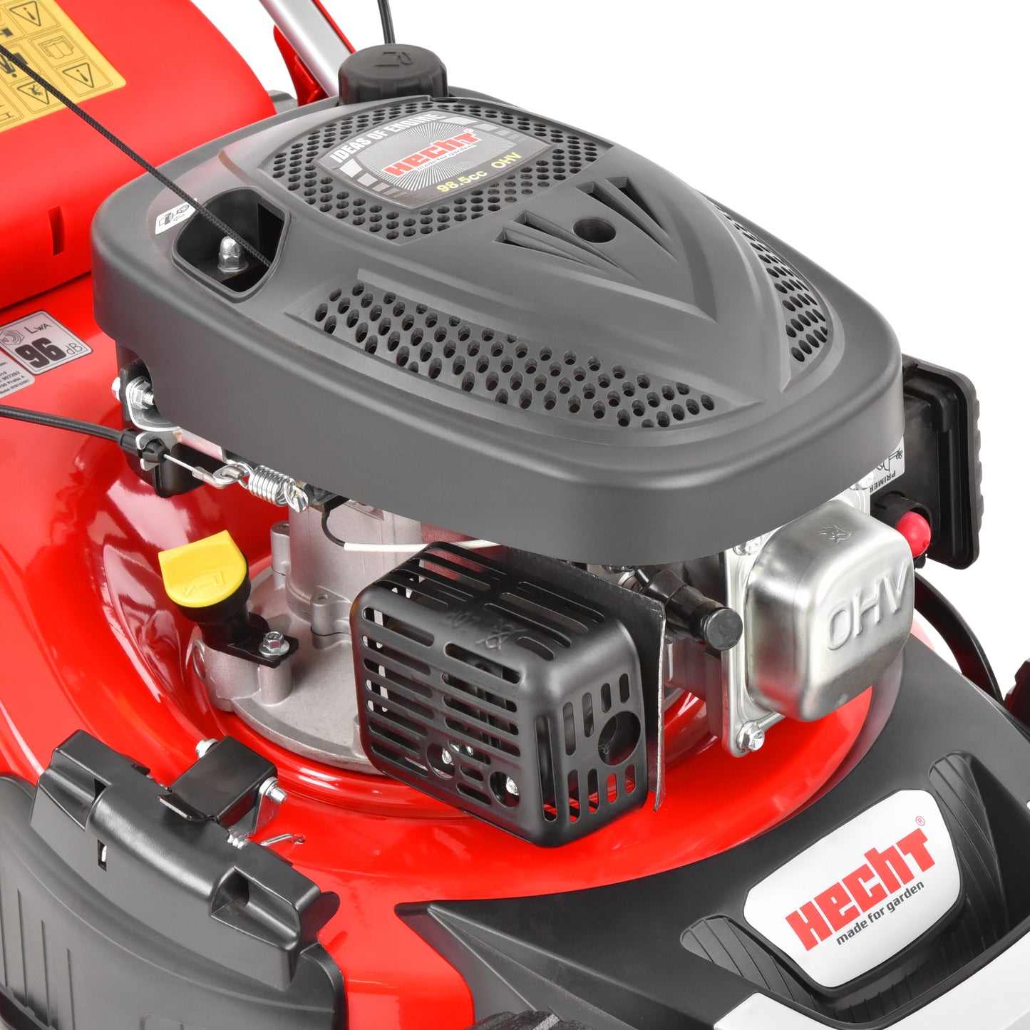 Tondeuse à gazon à essence autoportée - HECHT 543 SWE 5 en 1