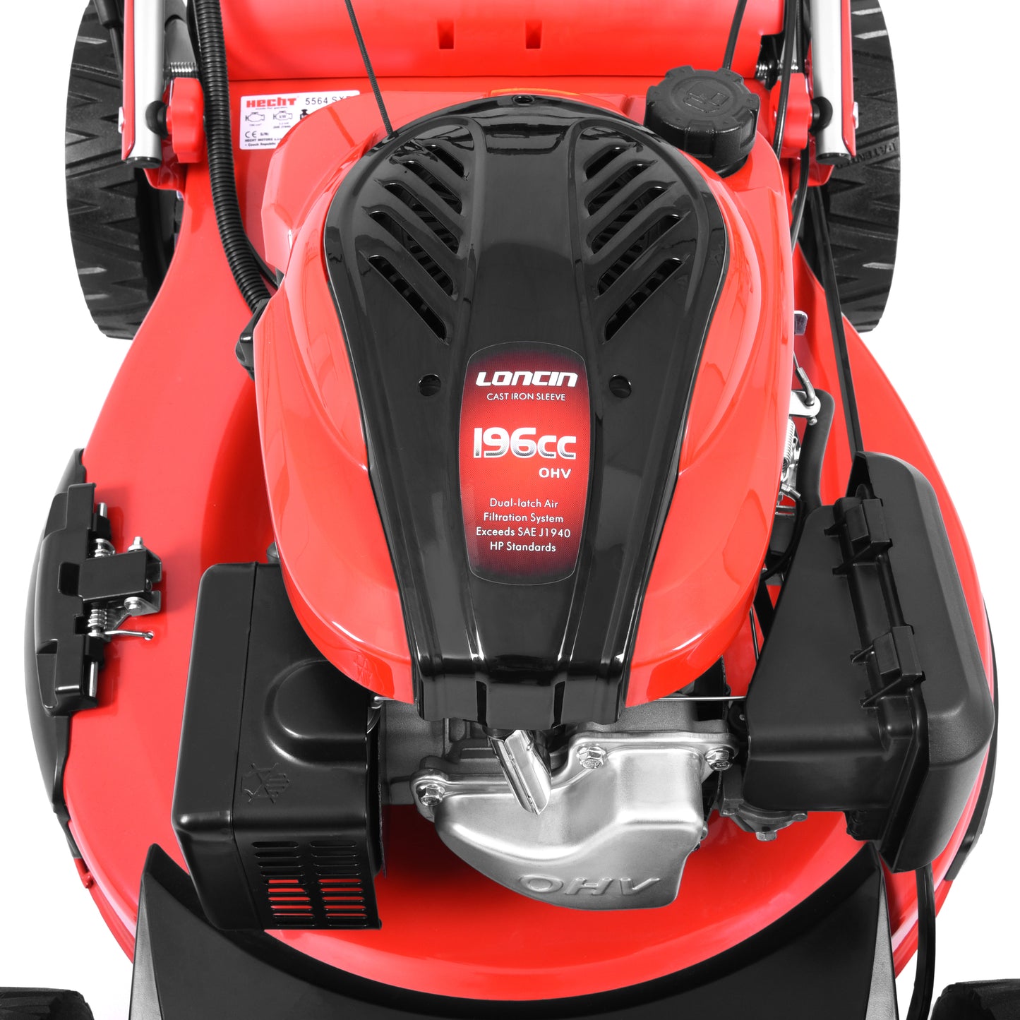 Tondeuse à gazon à essence autoportée - HECHT 5564 SXE 5en1