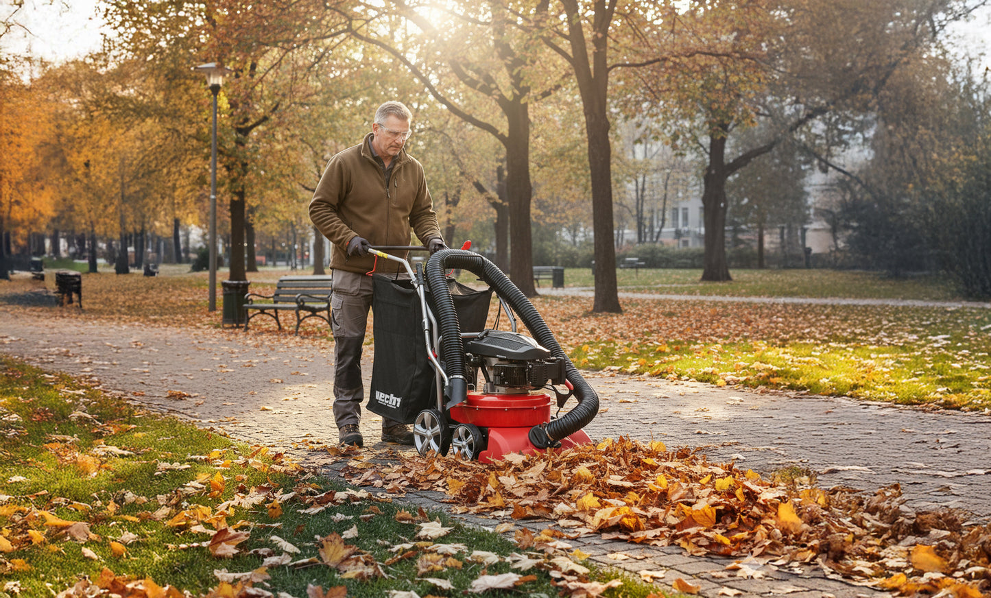 Aspirateur motorisé pour feuilles et poussières - HECHT 8514