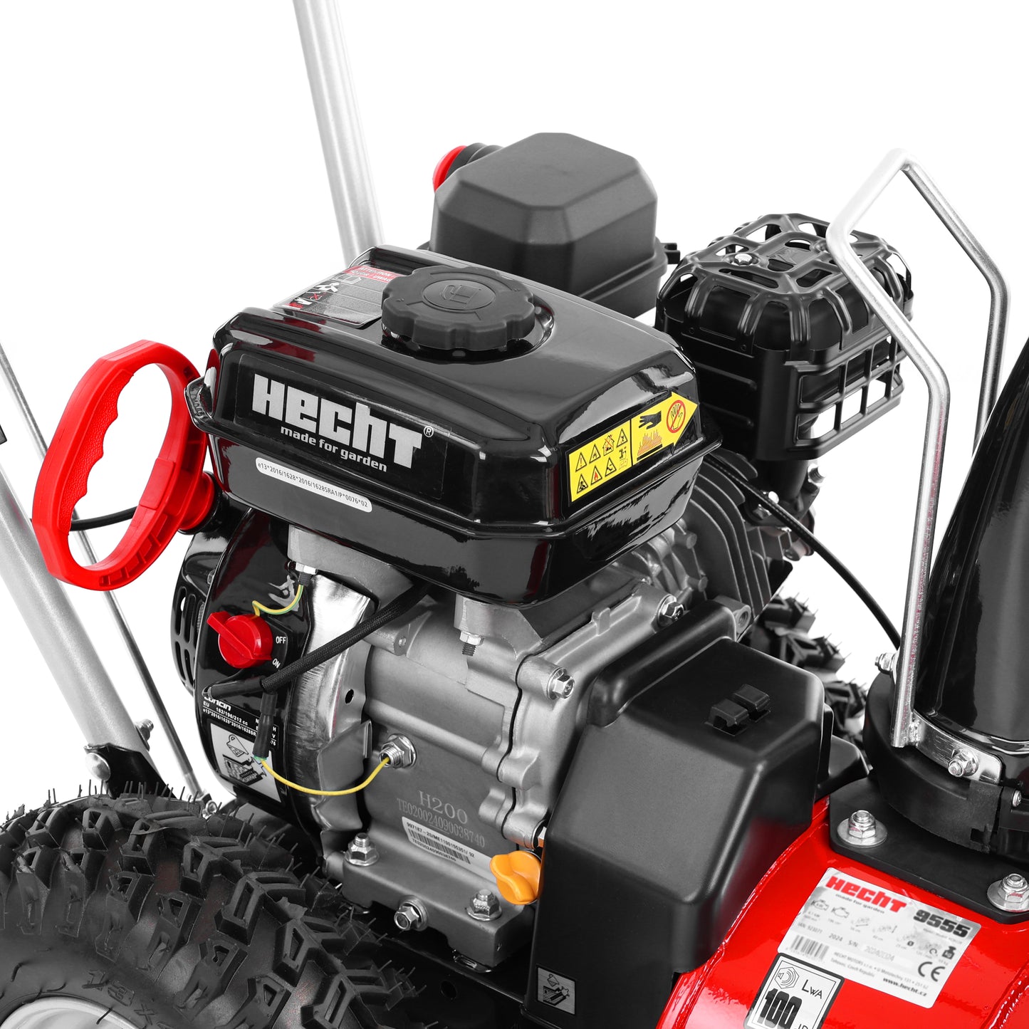 Souffleuse à Neige à essence avec déplacement - HECHT 9555
