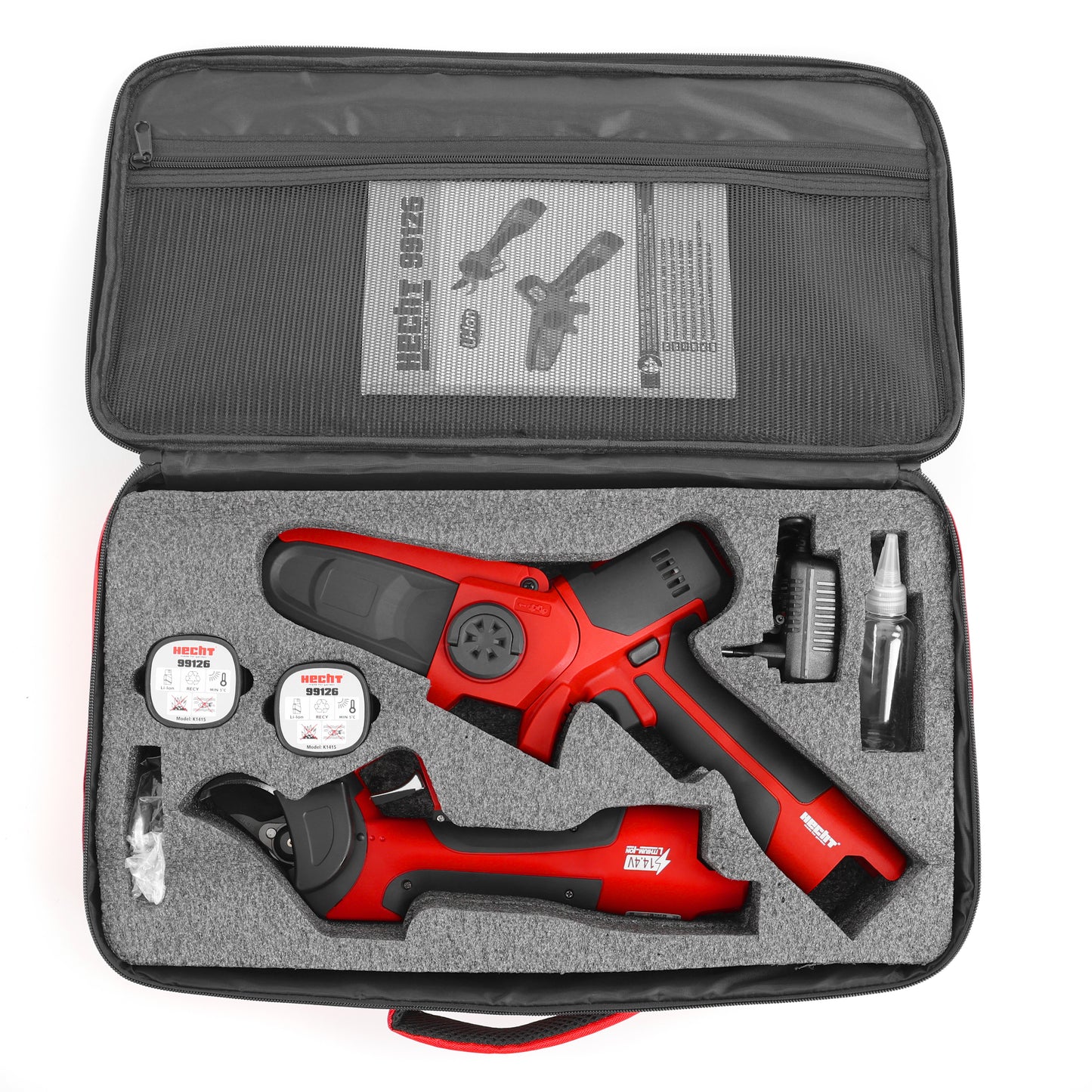 Tronçonneuse et cisaille portatives (kit 2 en 1) - HECHT 99126