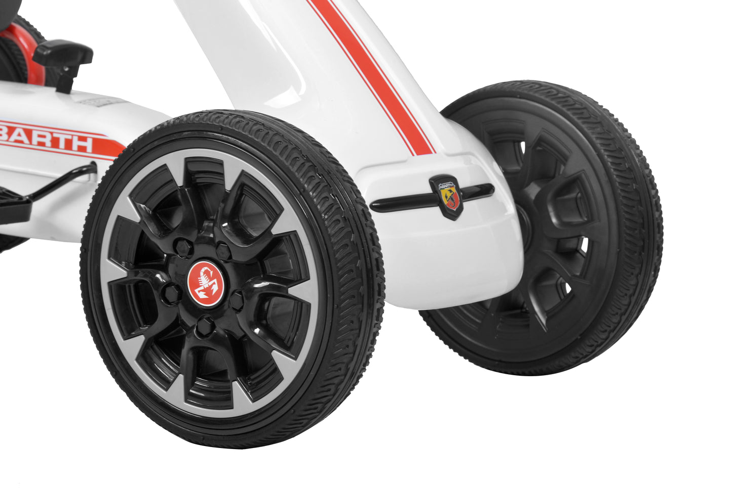 KART à pédales - ABARTH-WHITE