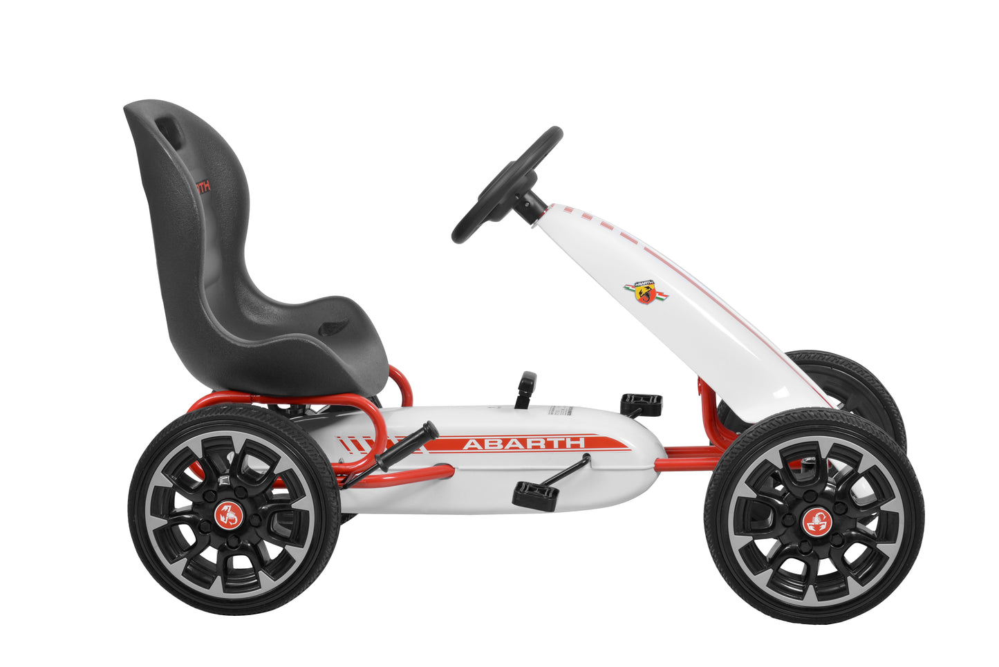 KART à pédales - ABARTH-WHITE