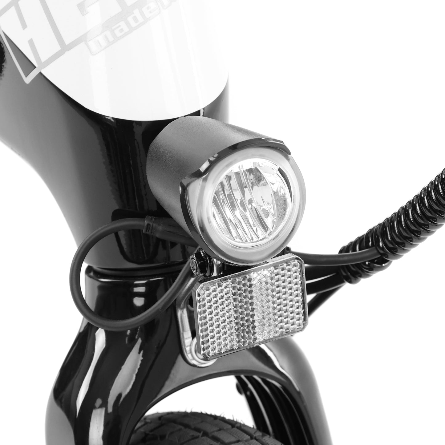 Vélo électrique - HECHT COMPOS MINI NOIR ET BLANC