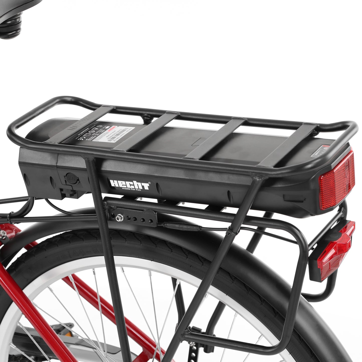 Vélo électrique - HECHT PRIME ROUGE (ENSEMBLE)