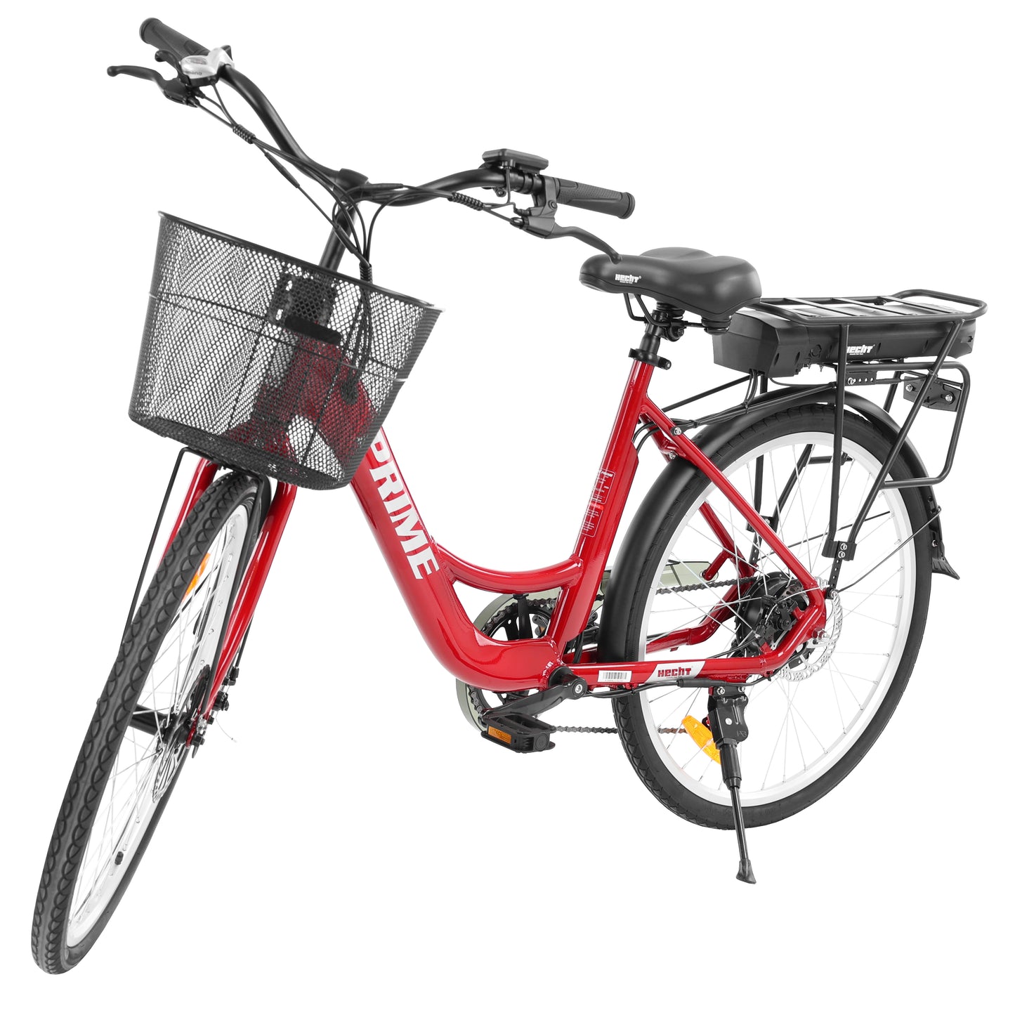 Vélo électrique - HECHT PRIME ROUGE (ENSEMBLE)