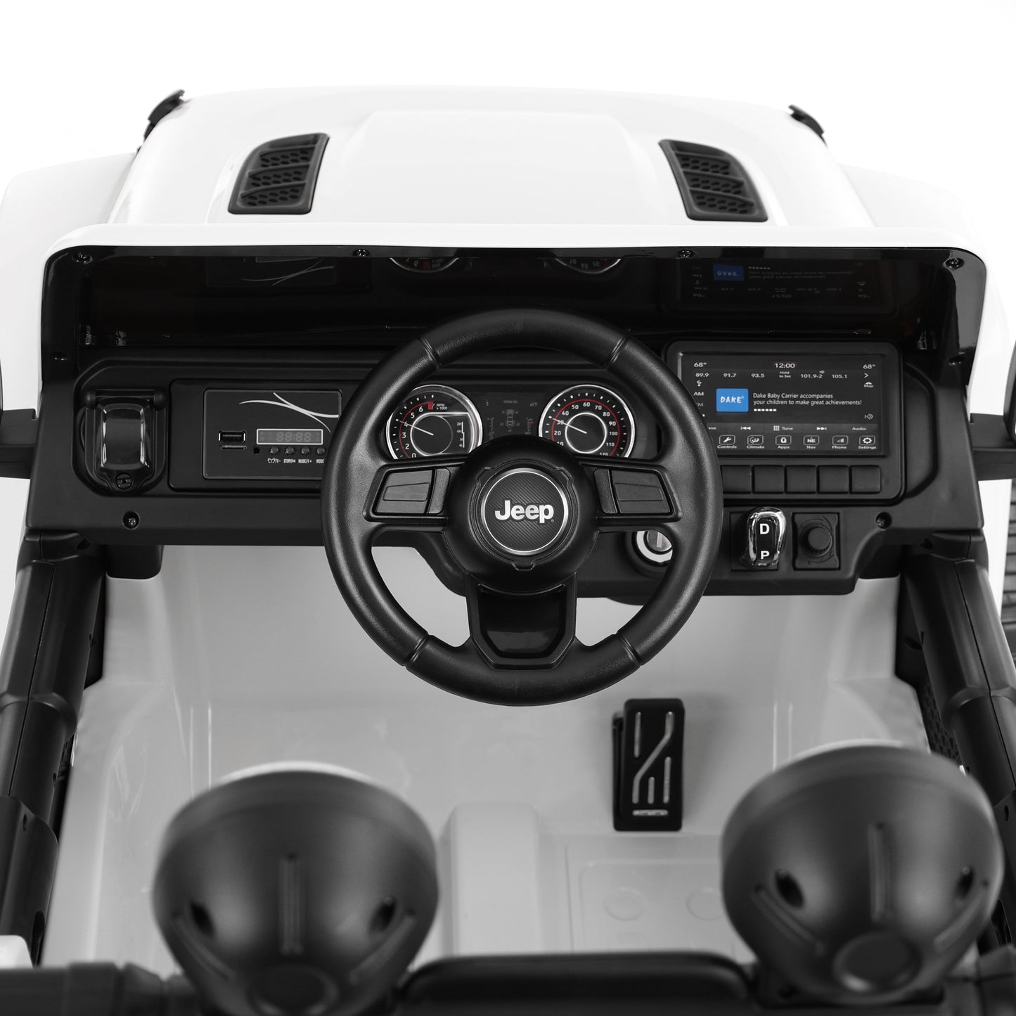 Voiture pour enfants à Batterie  JEEP WRANGLER WHITE