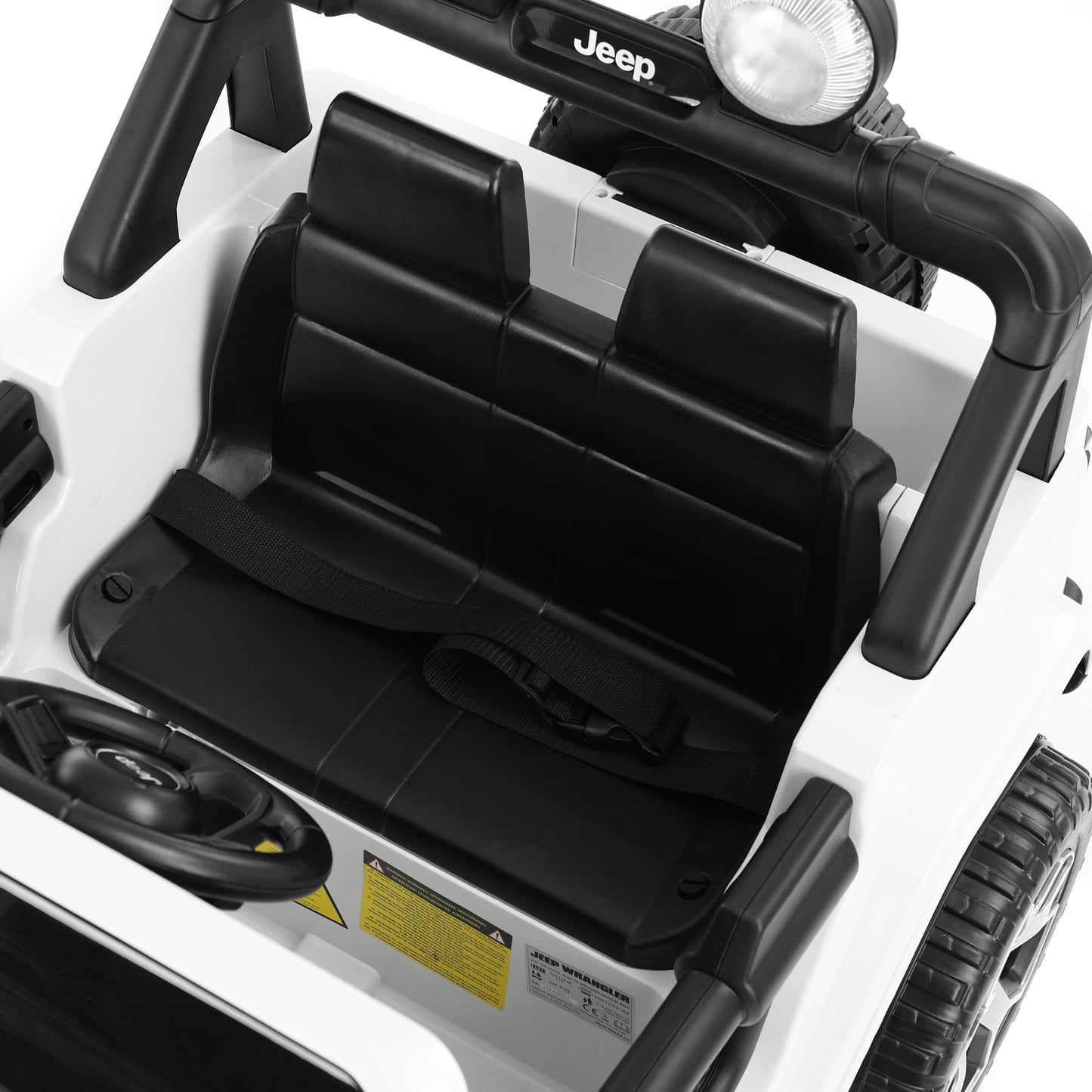 Voiture pour enfants à Batterie  JEEP WRANGLER WHITE