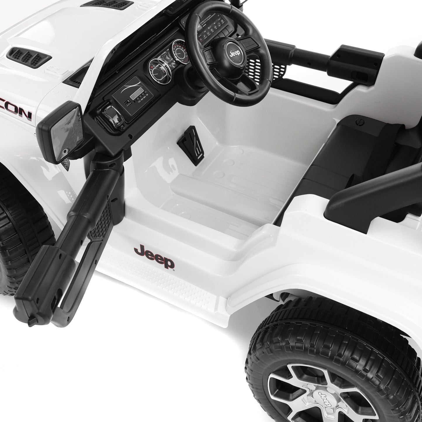 Voiture pour enfants à Batterie  JEEP WRANGLER WHITE